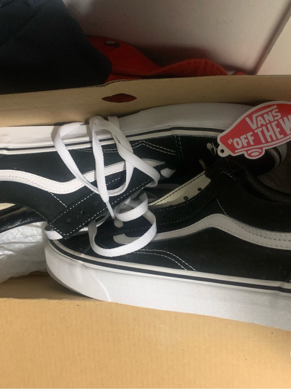 Vans Black & White Kids Old Skool Low-Top Sneakers